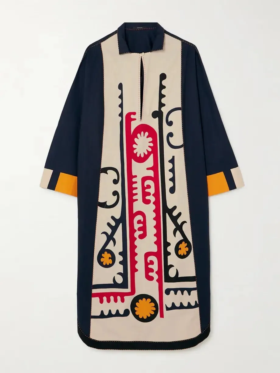 Casual Relaxed Cotton Fit Maxi