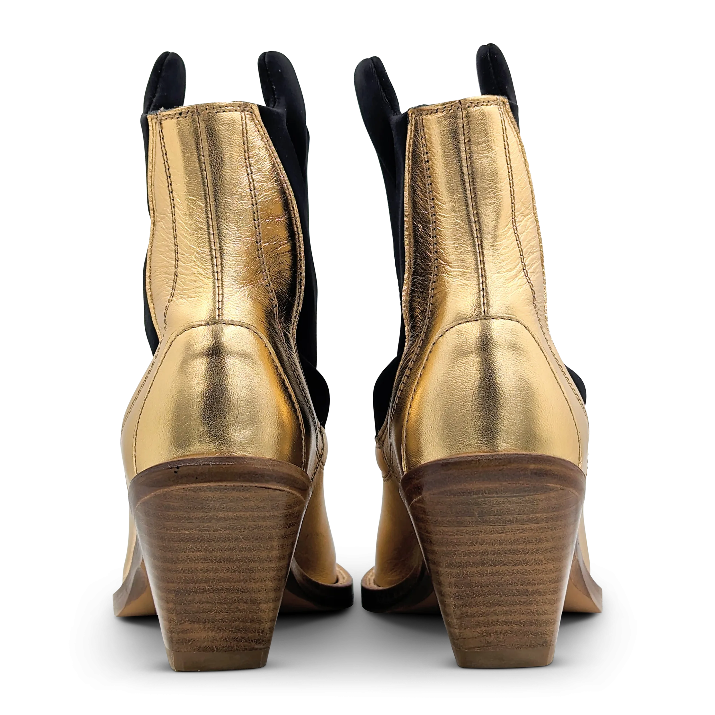 Chelsea Cowboy Boot in Gold
