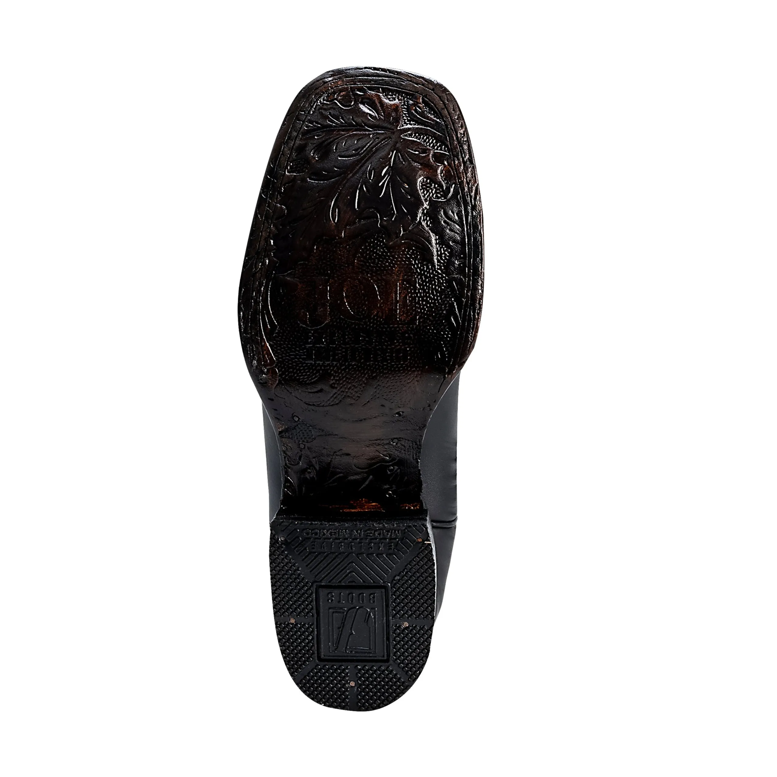 Combo 15-01 Black Premium Women's Cowboy Embroidered Boots: Square Toe Western Boot