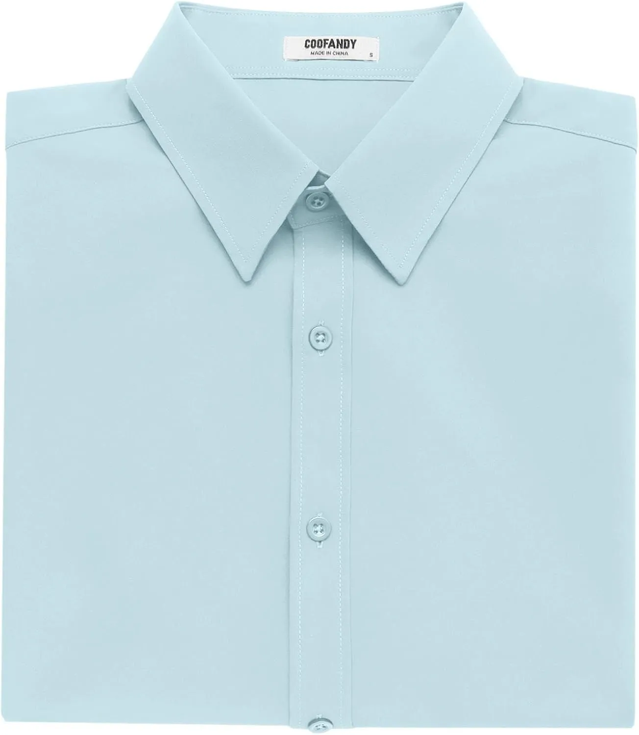 COOFANDY Men's Button Down Shirts Stain Shield Dress Shirts Short Sleeve Summer Business Casual Shirts