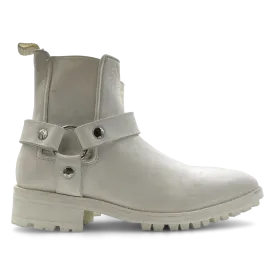 Danny Harness Boot in White