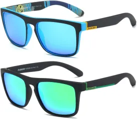 DUBERY Classic Polarized Sunglasses for Men Women Retro 100% UV Protection Driving Sun Glasses D731