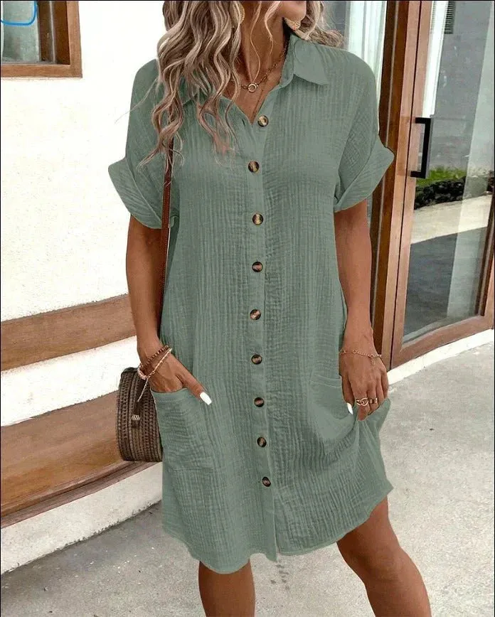 Marites Stylish Polo Summer Dress