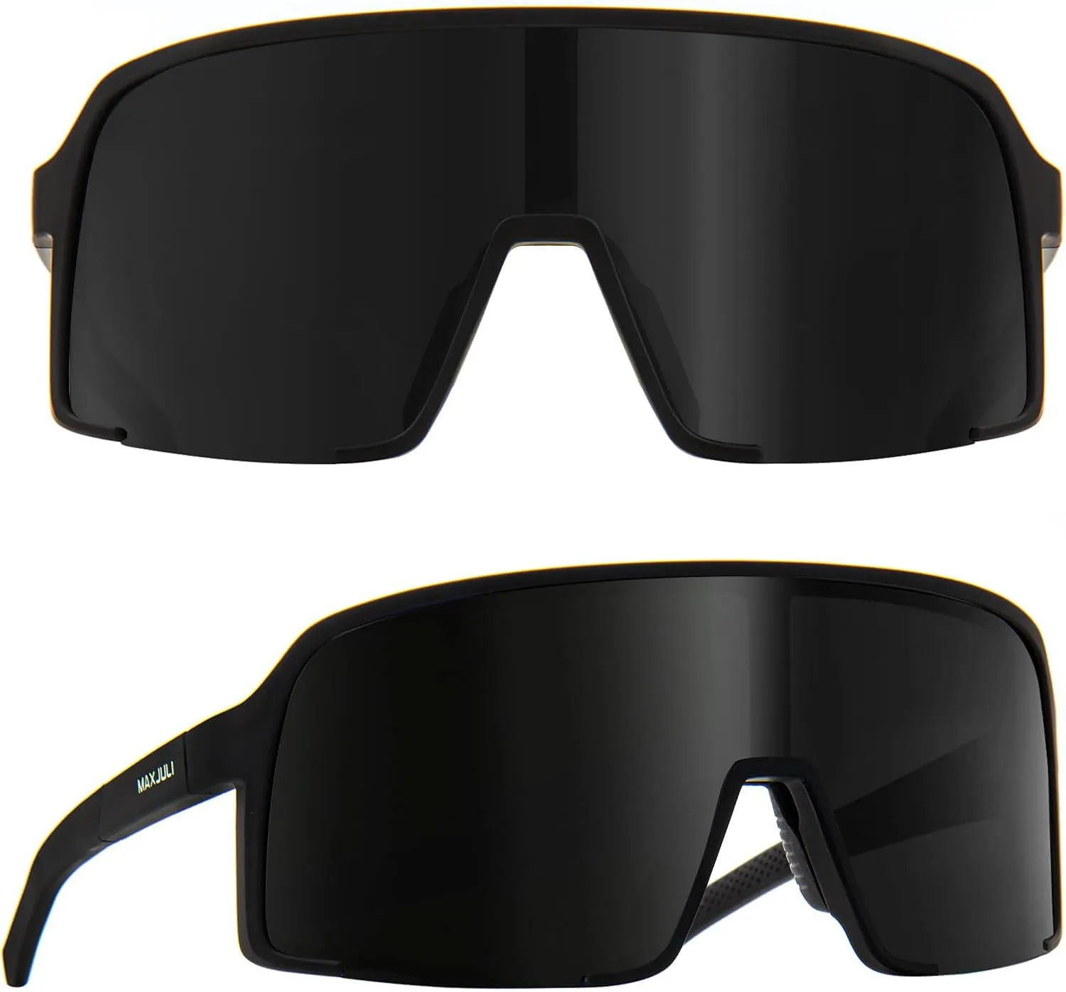 MAXJULI Polarized Sunglasses for Men Women, Windproof Outdoor Sports Cycling Running UV400 Protection Sun Glasses 8121