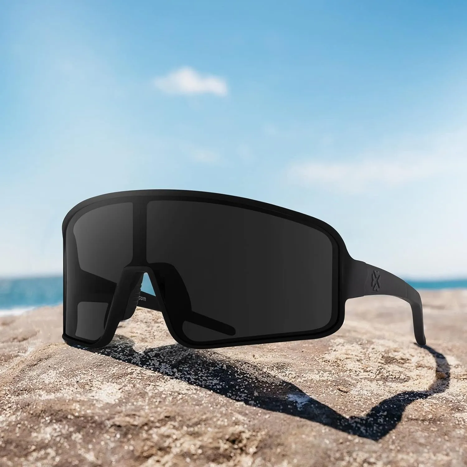 MAXJULI Polarized Sunglasses for Men Women, Windproof Outdoor Sports Cycling Running UV400 Protection Sun Glasses 8121