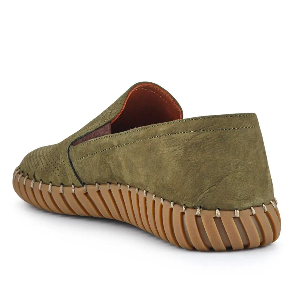 Men's Casual Leather Slip-On Shoes - OZIL41000 / 326 847
