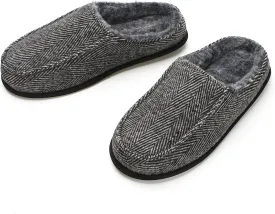 Men's House Slippers, Cozy Non-slip Home Shoes, Warm Comfy Indoor Outdoor Moccasin Slip Ons, Unique Christmas Gifts
