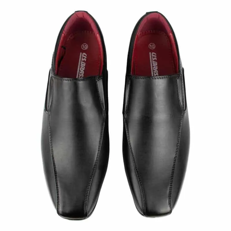 Mens Smart Shoes Slip On in Black