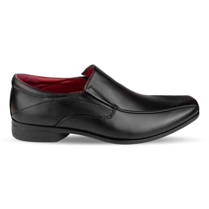 Mens Smart Shoes Slip On in Black