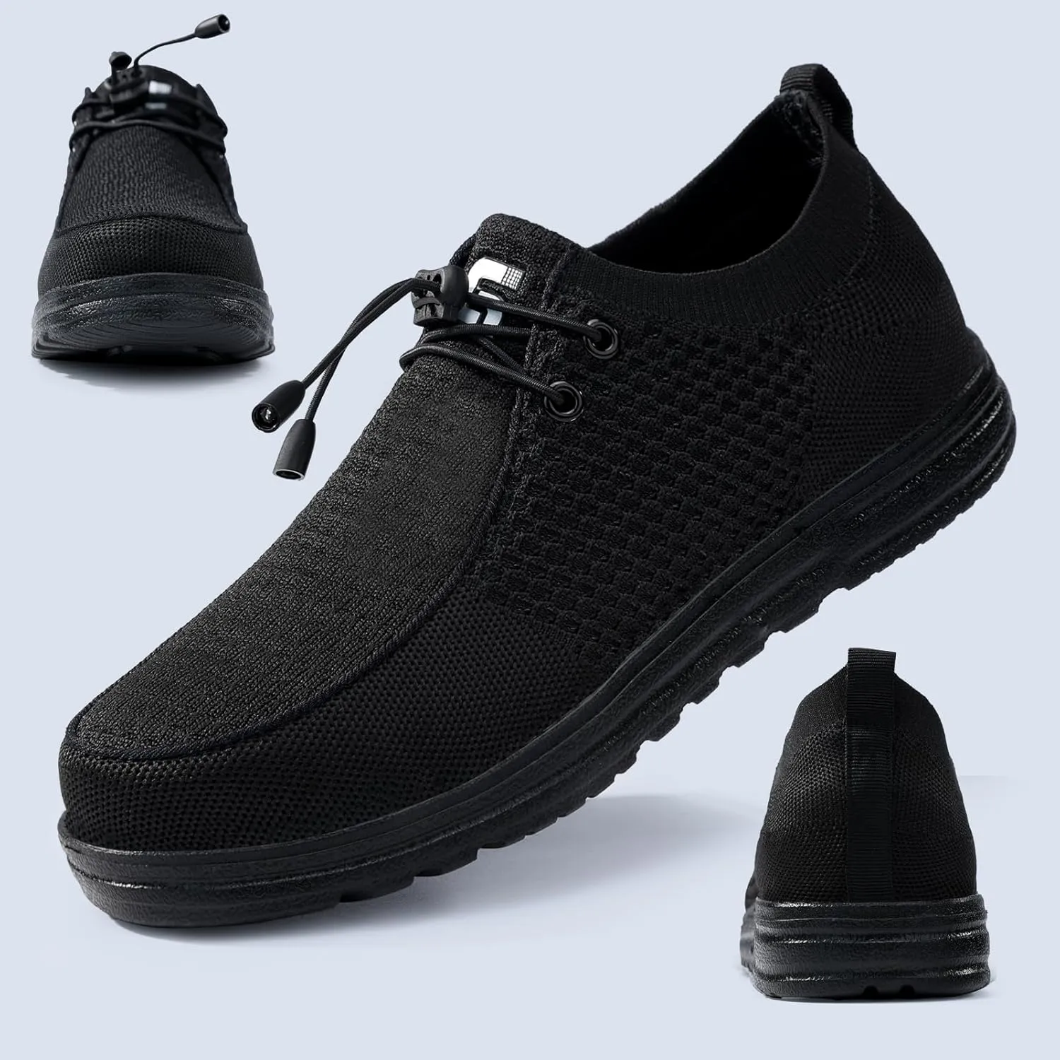 Steel Toe Shoes for Men Lightweight Work Shoes Safety Shoes Air Cushioned Steel Toe Sneakers Indestructible Steel Tennis Toe Shoes Construction Industrial Work Safety Sneakers