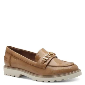 Tamaris Womens Brown Slip-on Loafer 1-24649-44