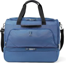 Travelpro Maxlite 5 Softside Carry-on Weekender with Drop-Bottom Compartment, Lightweight Overnight Travel Duffel Bag, Men and Women, Black, 19-Inch