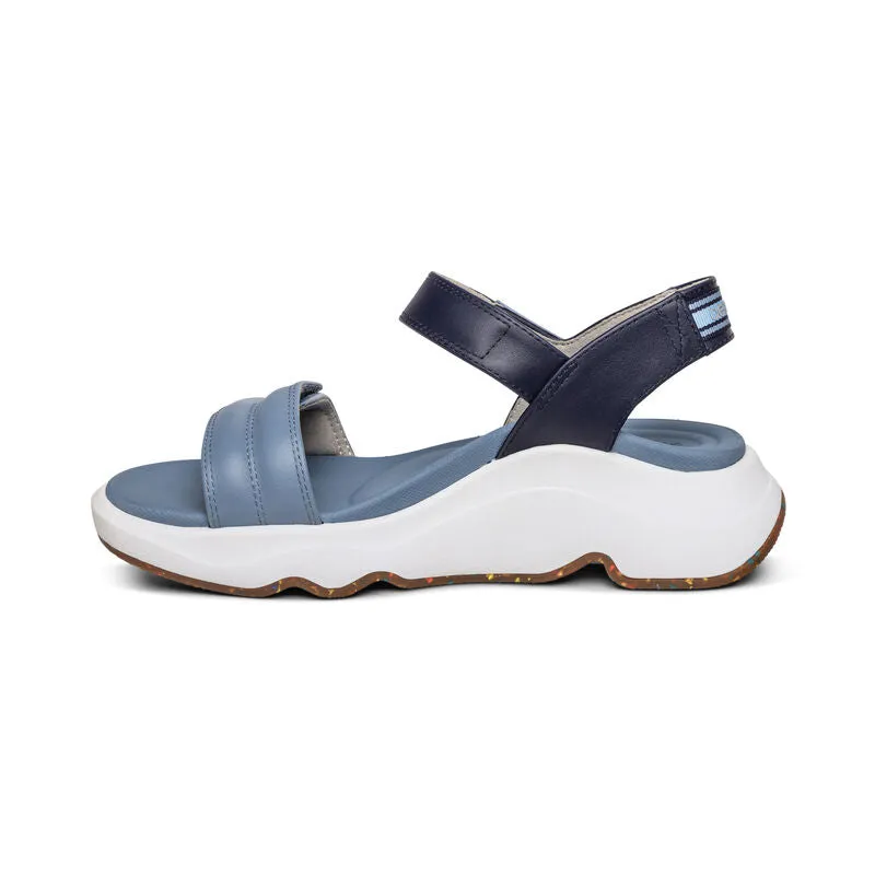 Whit Strappy Sport Sandal in Blue