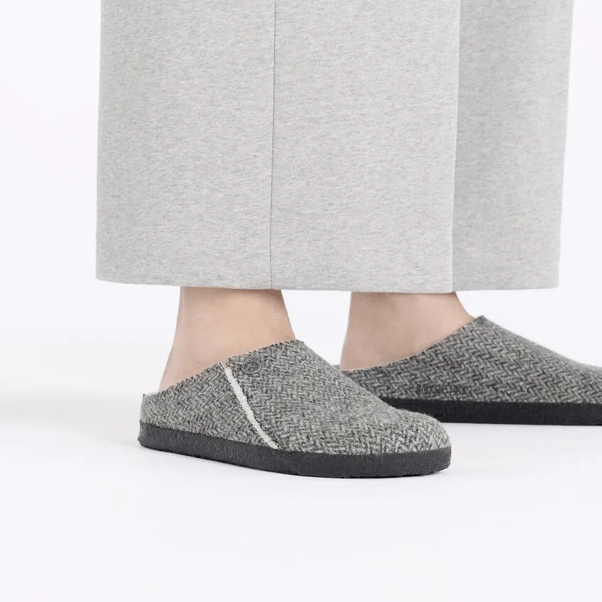Zermatt Shearling | Wool | Herringbone Gray